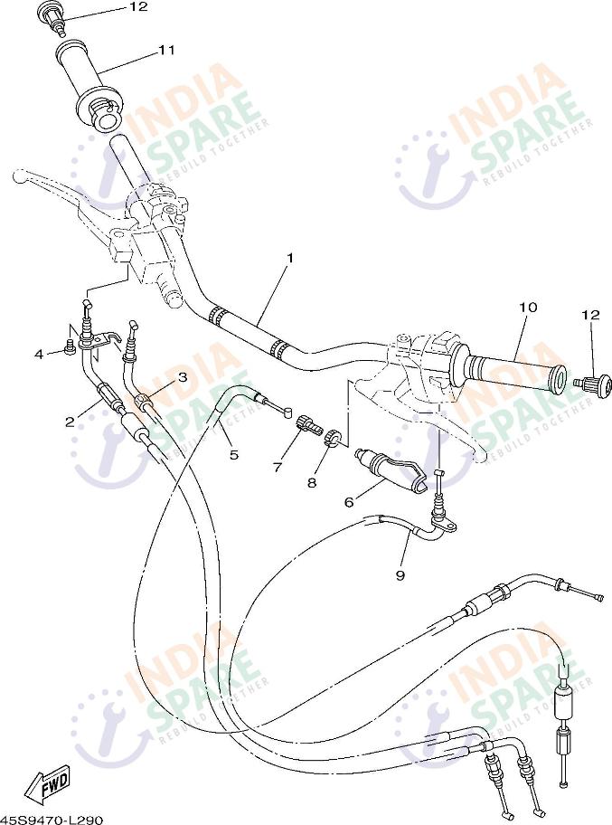 STEERING HANDLE & CABLE